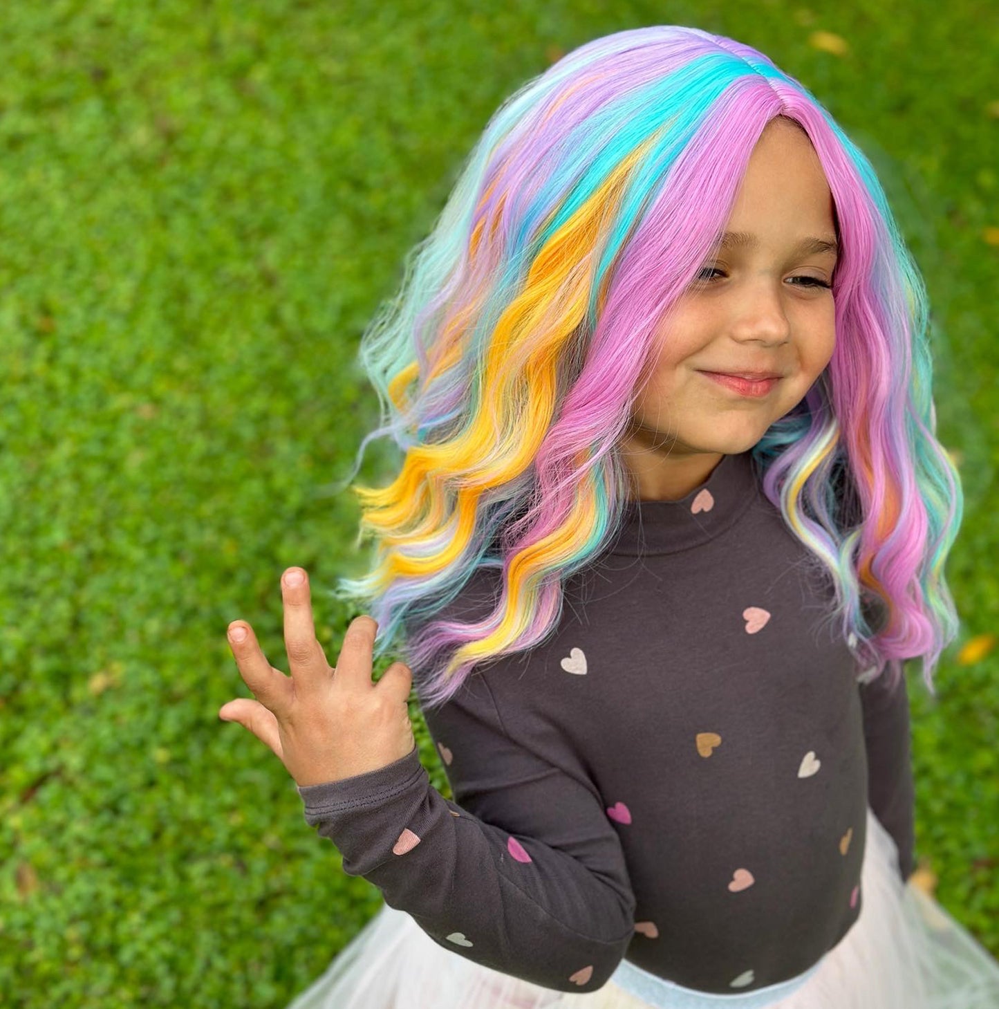 Sunshine Rainbow Wig